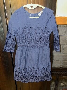 Sabo Skirt Navy Blue Floral Skirt